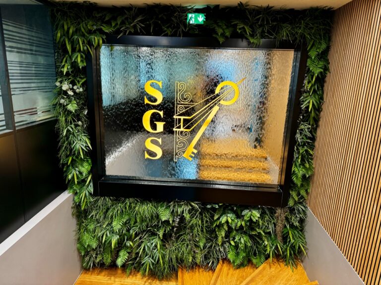 Mur d'eau entreprise SGS ODZO