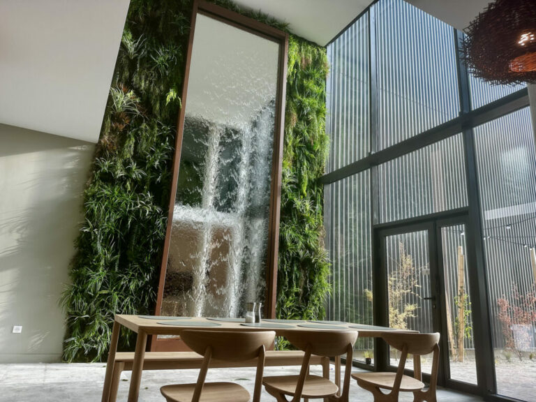 Water and Green Wall